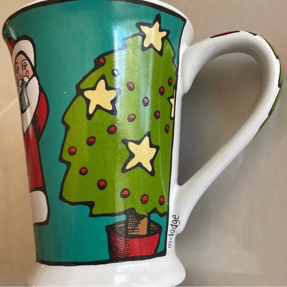 Signature Ursula's Christmas Mug Santa Clause 10oz